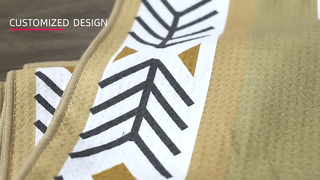 چاپ دیجیتال سفارشی حوله ساحلی ضد شن و ماسه